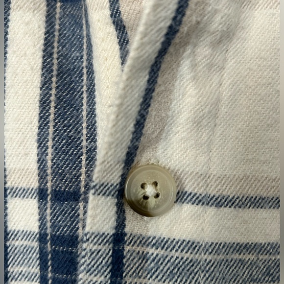 Ben Sherman Men’s Size L Long Sleeve Heavy Flannel Button Down Plaid Shirt - Picture 5 of 15